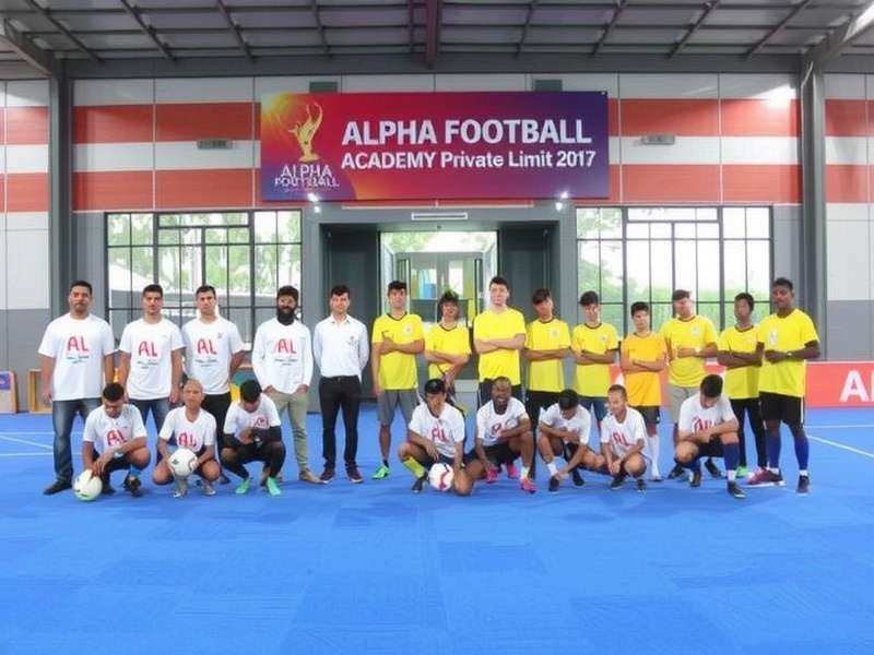 Main football pitch at Alpha Academy